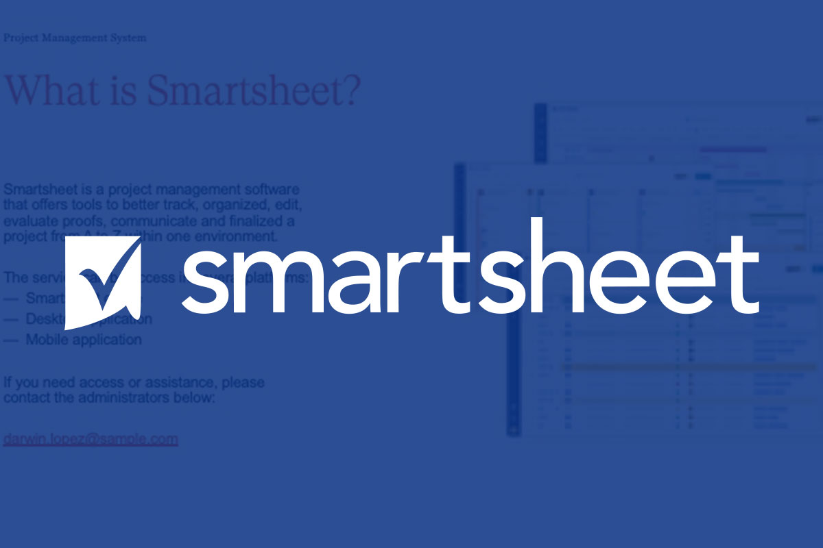 Smartsheets Presentation - Darwin Lopez